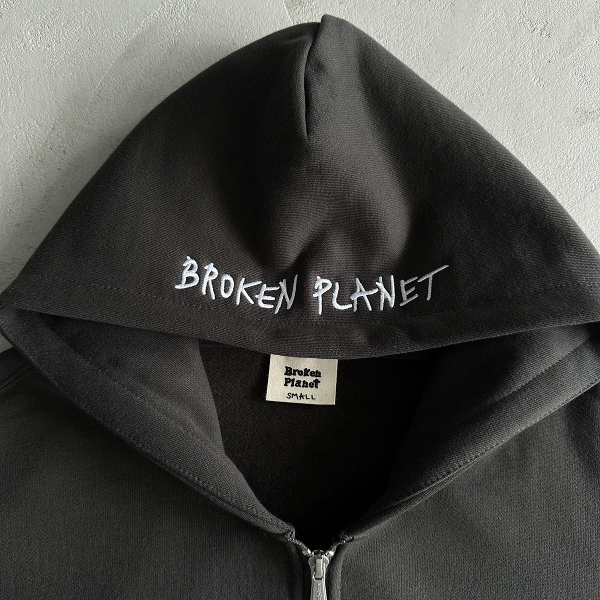 Broken P Zip Up Hoodie