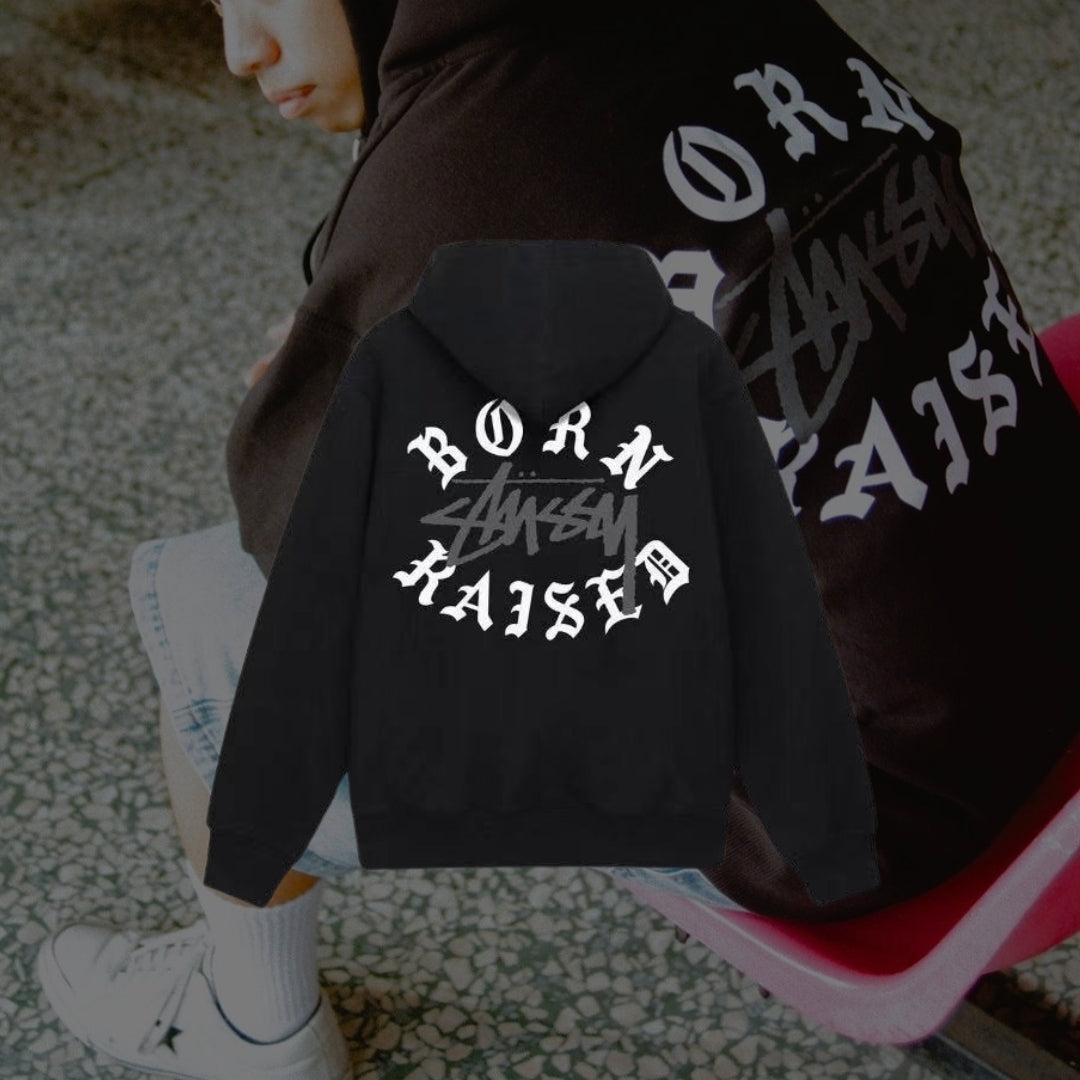 Stussy x Born & Raised Zip Hoodie