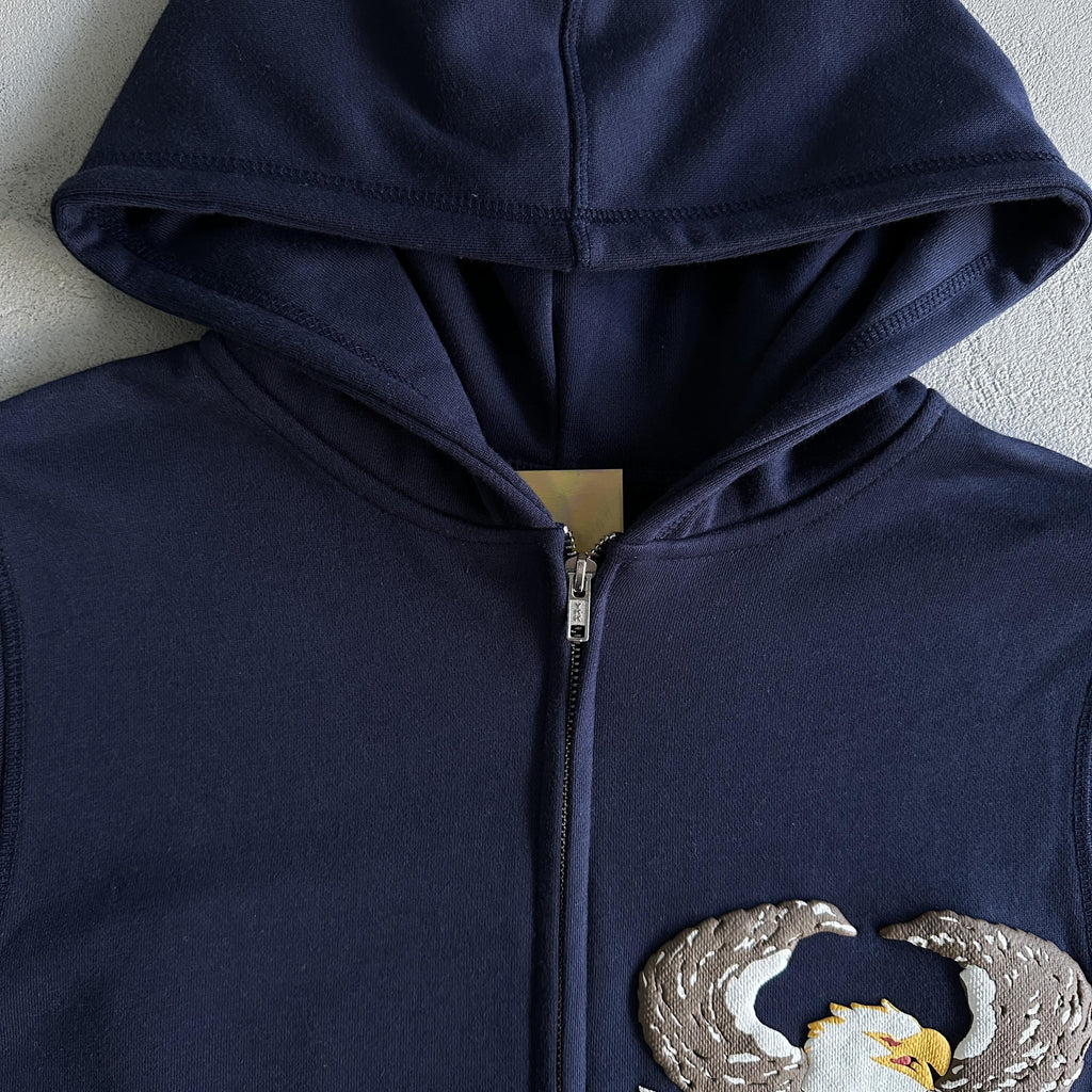 Corteiz Eagle Three-Dimensional Print Hoodie