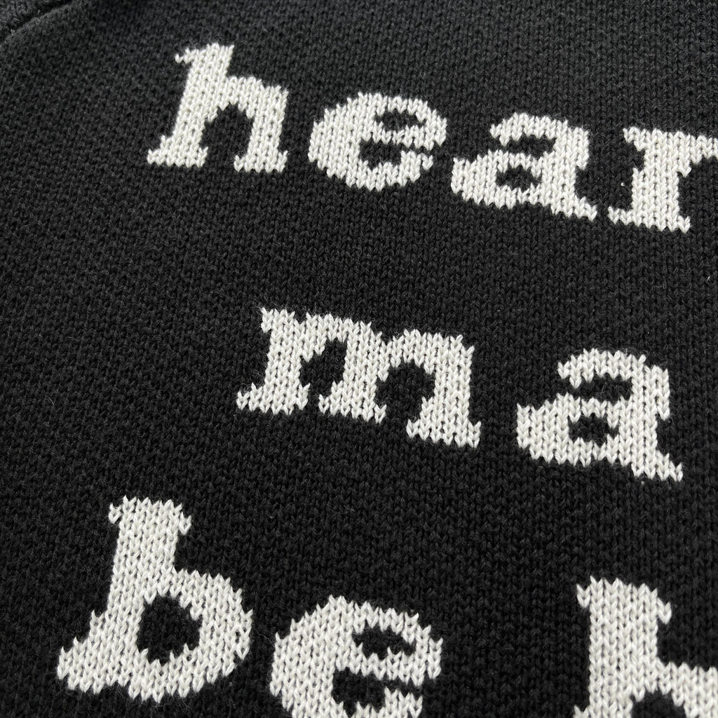 Broken P Skull Heart Sweater
