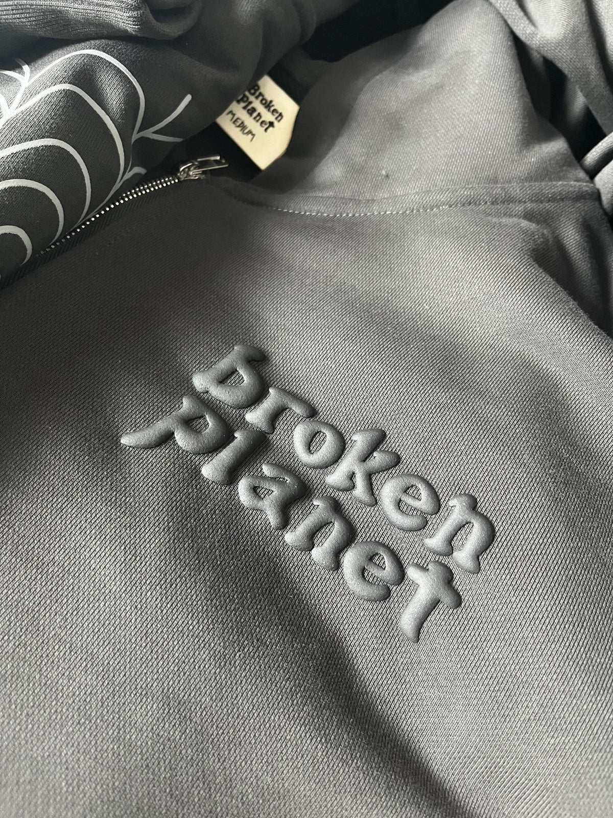 Broken P Spider Zip Up Hoodie