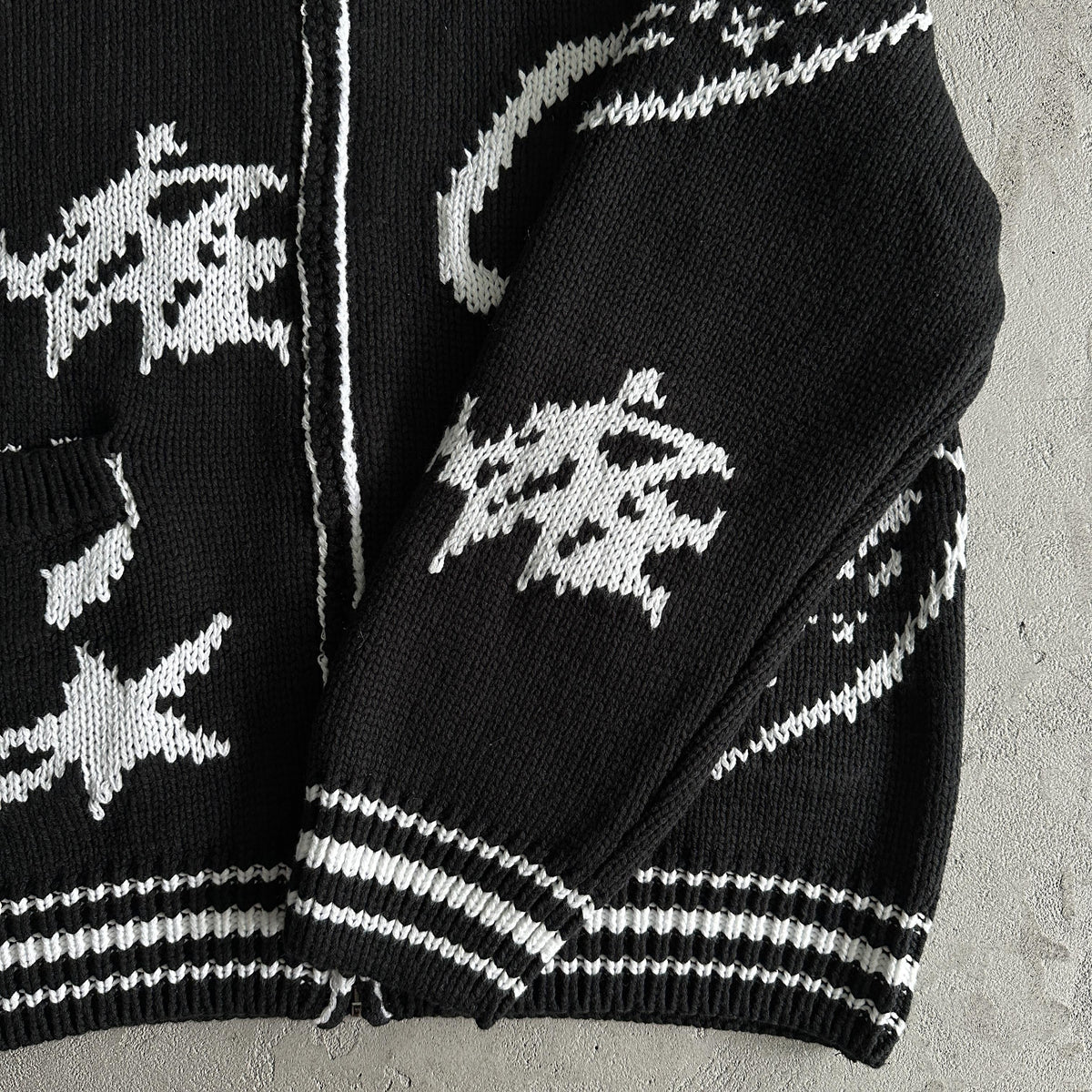Corteiz heavy knit jacquard sweater