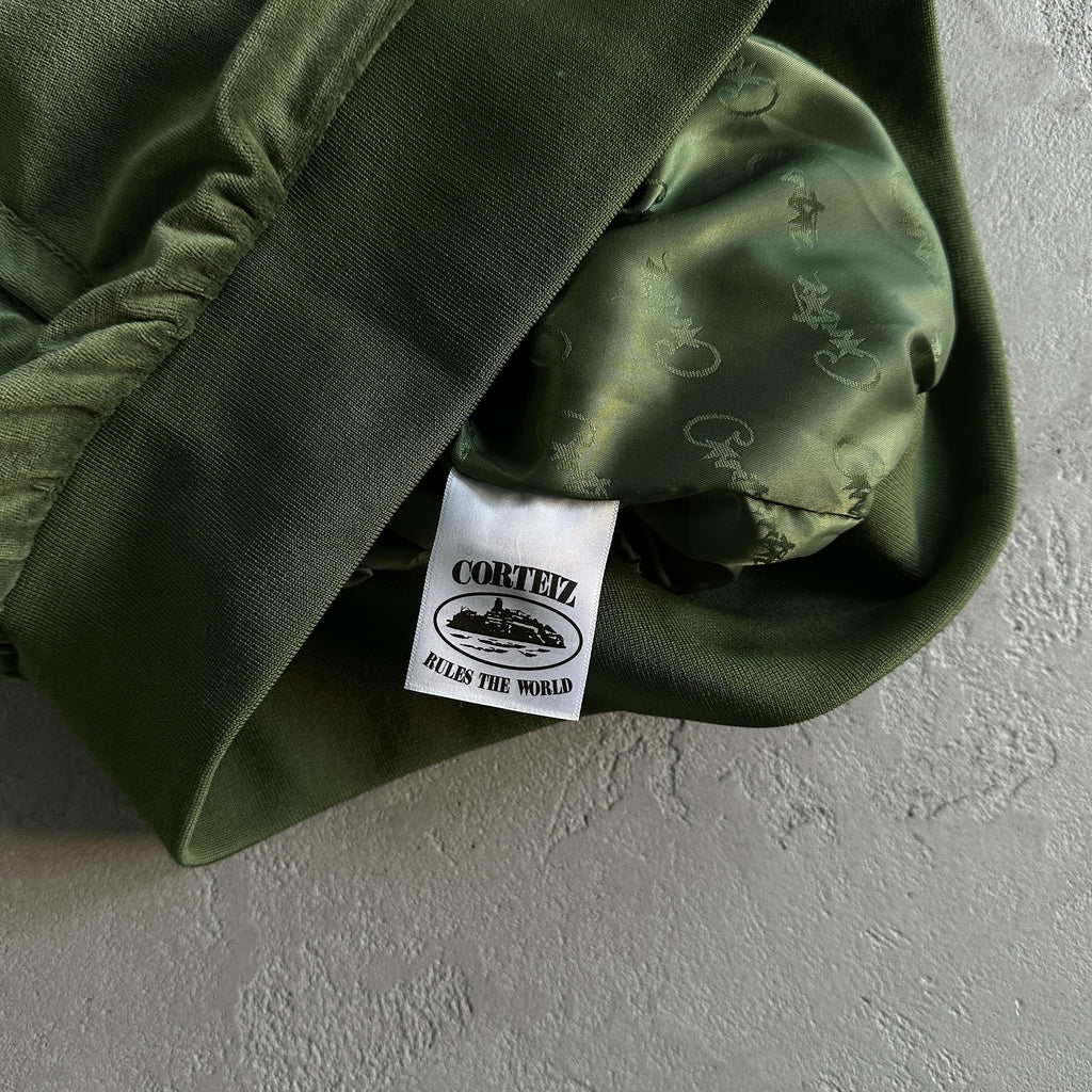 Corteiz Velvet Jacket Green